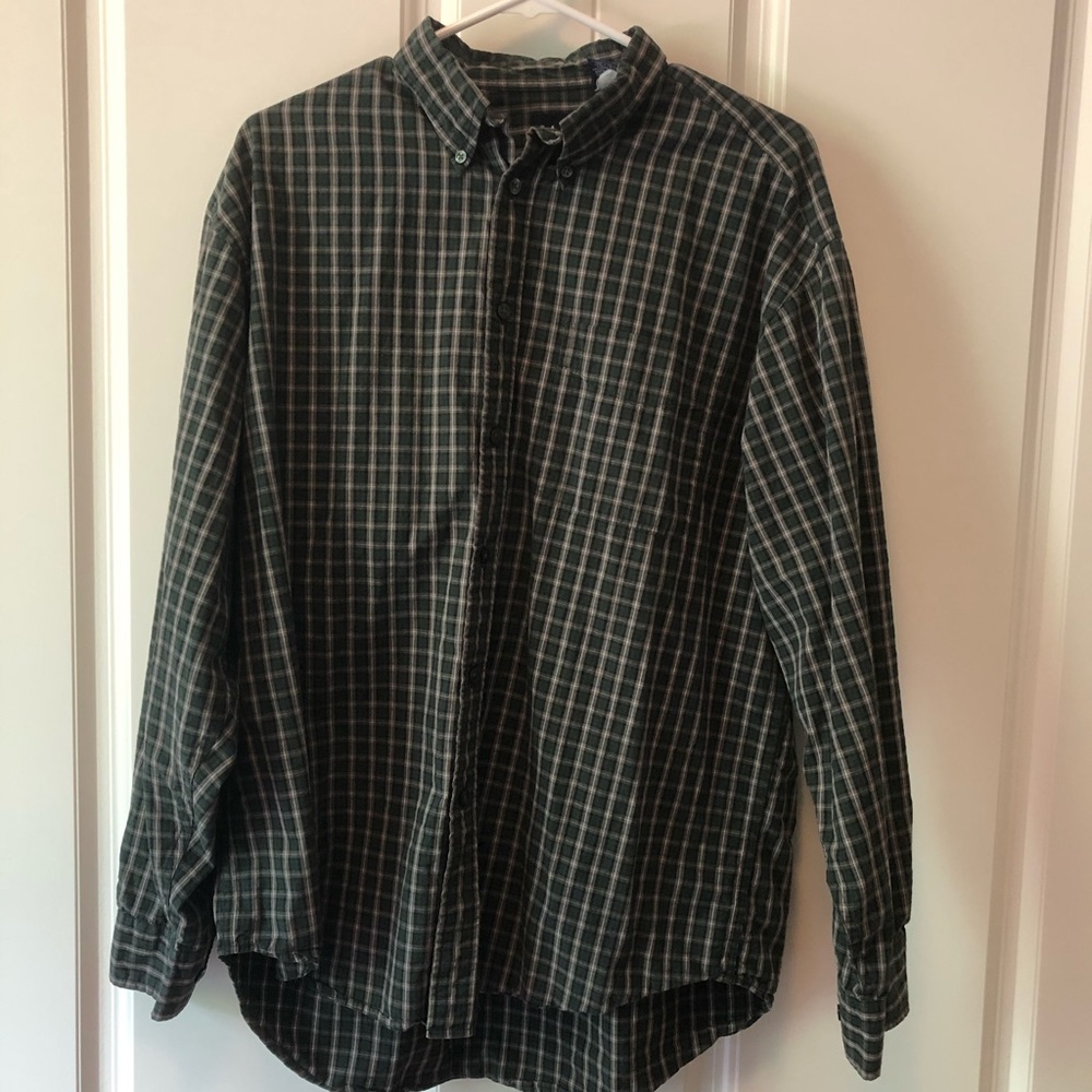 Plaid Button Down - image 1